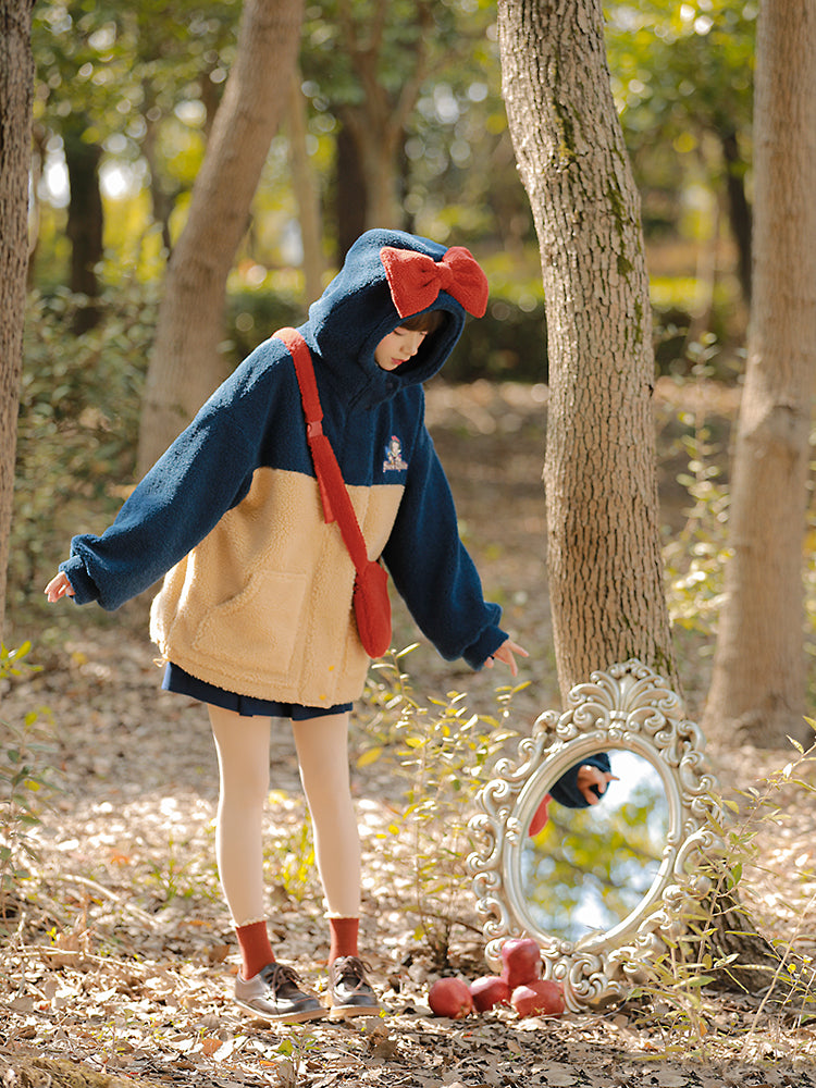 Snow White Fleece Jacket & Bag-ntbhshop