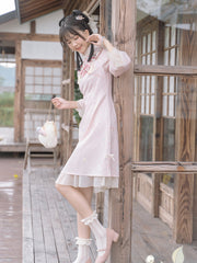 My Melody, Cinnamoroll Collars & Cheongsam Dresses-Sets-ntbhshop