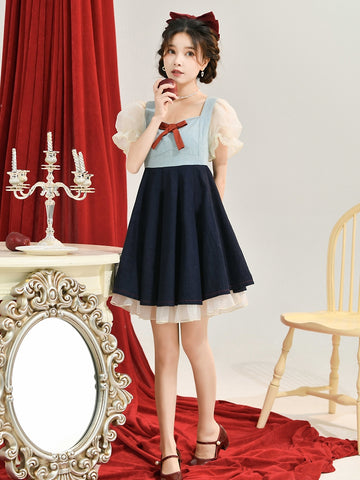 Snow White Babydoll Dresses-Dresses-ntbhshop