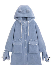 Plue Puppet Fleece Hooded Coat-Coat-ntbhshop