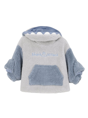 Shark Attack Fleece Hoodie-Hoodie-ntbhshop