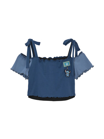 Stitch Halter Crop Top-Shirts & Tops-ntbhshop