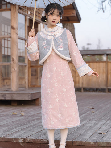 Little Twin Stars Vests & Cheongsam Dresses-Sets-ntbhshop
