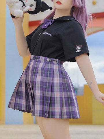 Kuromi My Melody Cinnamoroll Pompompurin Jk Uniform Sailor Shirts-Sets-ntbhshop