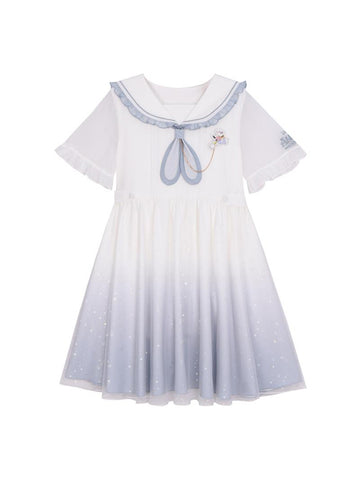 Alice in Wonderland Chiffon Dress-Sets-ntbhshop