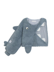 Shark Attack Fleece Top & Sweatshirt-Outfit Sets-ntbhshop