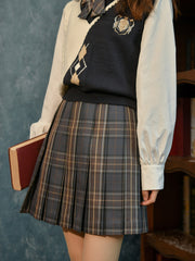 Love Letter Jk Uniform Skirts-School Uniforms-ntbhshop