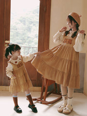 Brown Bear Blouse & Dress-Sets-ntbhshop