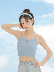 Kawaii Knit Cami Tops-Shirts & Tops-ntbhshop