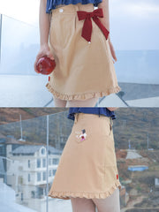 Snow White Crop Top & Skirt-Sets-ntbhshop