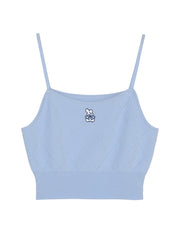 Kawaii Knit Cami Tops-Shirts & Tops-ntbhshop