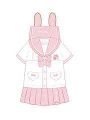 Kuromi My Melody Cinnamoroll Pompompurin Sailor Blouses & Skirts-Sets-ntbhshop