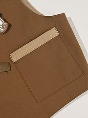 Bear Detective Blouse, Vest & Shorts-Outfit Sets-ntbhshop