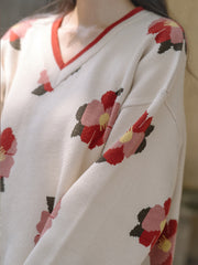 Camellia Knit Sweaters-Knitwear-ntbhshop