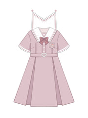 Kuromi My Melody Cinnamoroll Pompompurin Sailor Dresses-Sets-ntbhshop
