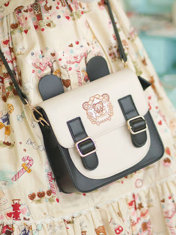 Pudding Bear Mini Shoulder Bags-Bag-ntbhshop