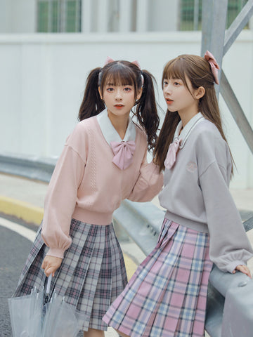 Sakura Jk Uniform Sweaters-Sets-ntbhshop