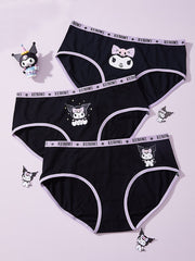 Kuromi Underwear Set of 3-Underwear-ntbhshop