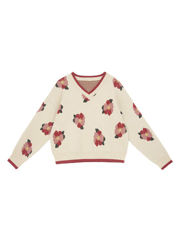 Camellia Knit Sweaters-Knitwear-ntbhshop
