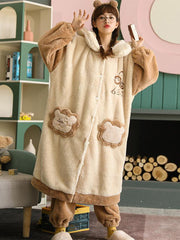 Leo Fleece Pajamas-Pajamas-ntbhshop