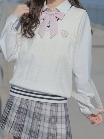 Valentine Jk Dk Uniform Vest & Sweater-Sets-ntbhshop