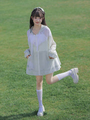 Xiao Xingyun UV Protection Jacket, Camisole & Shorts-Outfit Sets-ntbhshop