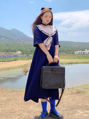 Moon Rabbit Sailor Dress-Sets-ntbhshop