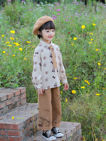 Bunny Bear Jacket, Blouse, Shorts & Pants-Sets-ntbhshop