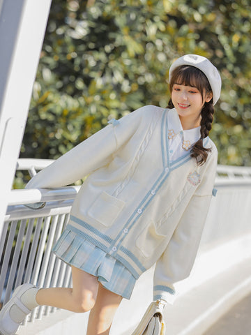 White Rabbit Cardigan-Knitwear-ntbhshop