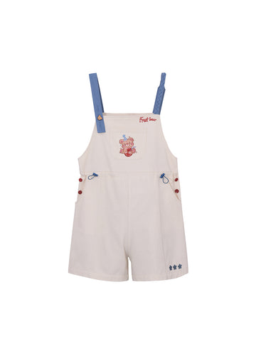 Fruit Bear Polo & Overall Shorts-Outfit Sets-ntbhshop