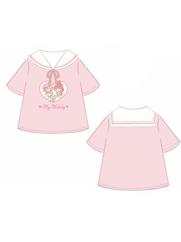 Kuromi My Melody Cinnamoroll Pompompurin Sailor Blouses-Sets-ntbhshop