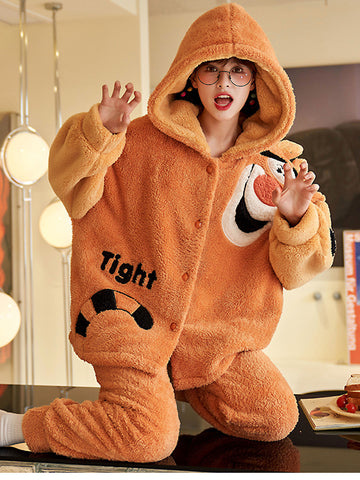 Tigger Fleece Pajamas-Pajamas-ntbhshop