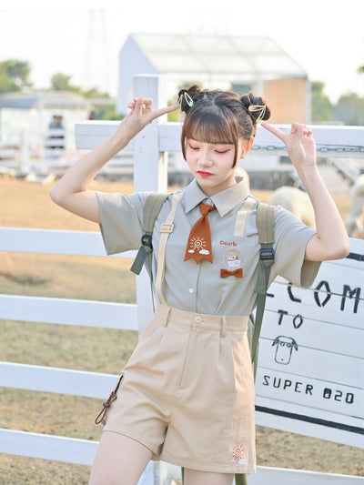 Lovely Duck Shirt & Shorts-Sets-ntbhshop