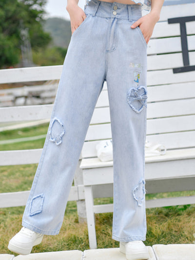 Alice in Wonderland Denim Jeans-Sets-ntbhshop