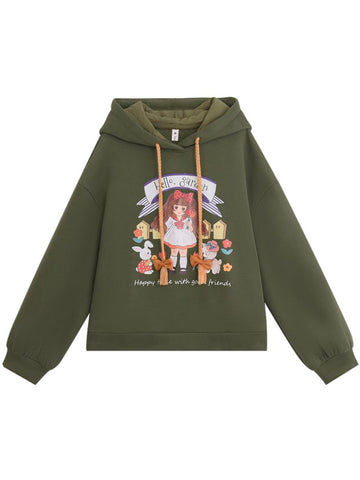 Hello Garden Hoodie & Skirt-Sets-ntbhshop