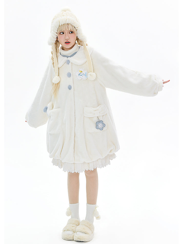 Alice in Wonderland Faux Fur Coat-ntbhshop
