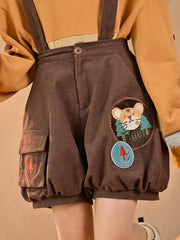 Forest Tiger Hoodie & Shorts-Sets-ntbhshop