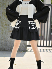 Papi Panda Jacket, Camisole & Skirt-Outfit Sets-ntbhshop