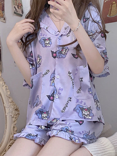 Kuromi My Melody Cinnamoroll Pompompurin Pajamas-Pajamas-ntbhshop