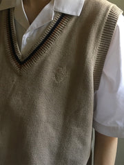 Genki Jk Dk Knit Vests-Knitwear-ntbhshop