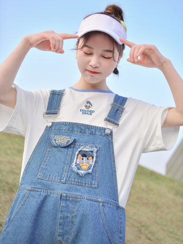 Donald Duck Denim Overall-Sets-ntbhshop