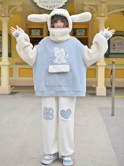 White Rabbit Hoodie & Sweatpants-Sets-ntbhshop