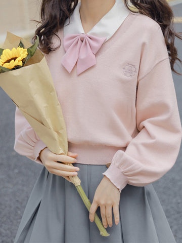 Sakura Jk Uniform Sweaters-Sets-ntbhshop