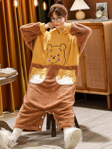 Winnie the Pooh Fleece Pajamas-Pajamas-ntbhshop