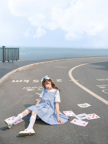 Alice in Wonderland Pleated Dress-Sets-ntbhshop