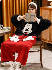 Mickey Mouse Fleece Pajamas-Pajamas-ntbhshop