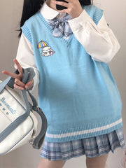 Kuromi My Melody Cinnamoroll Jk Uniform Sweaters-Sets-ntbhshop