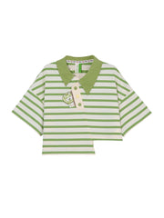 Veggie Fairy Striped Polo-Shirts & Tops-ntbhshop