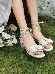 Daisy Fairy Wrap Ankle Sandals-Sandals-ntbhshop