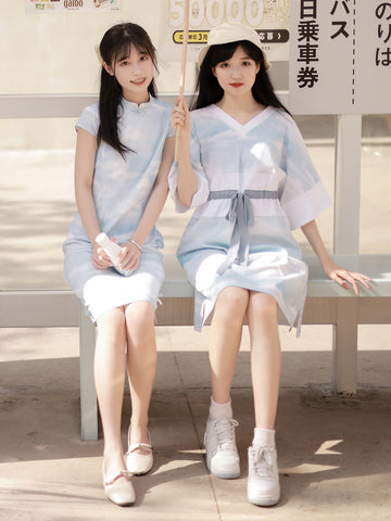 Every Day A Good Day Cheongsam Dress-Dresses-ntbhshop